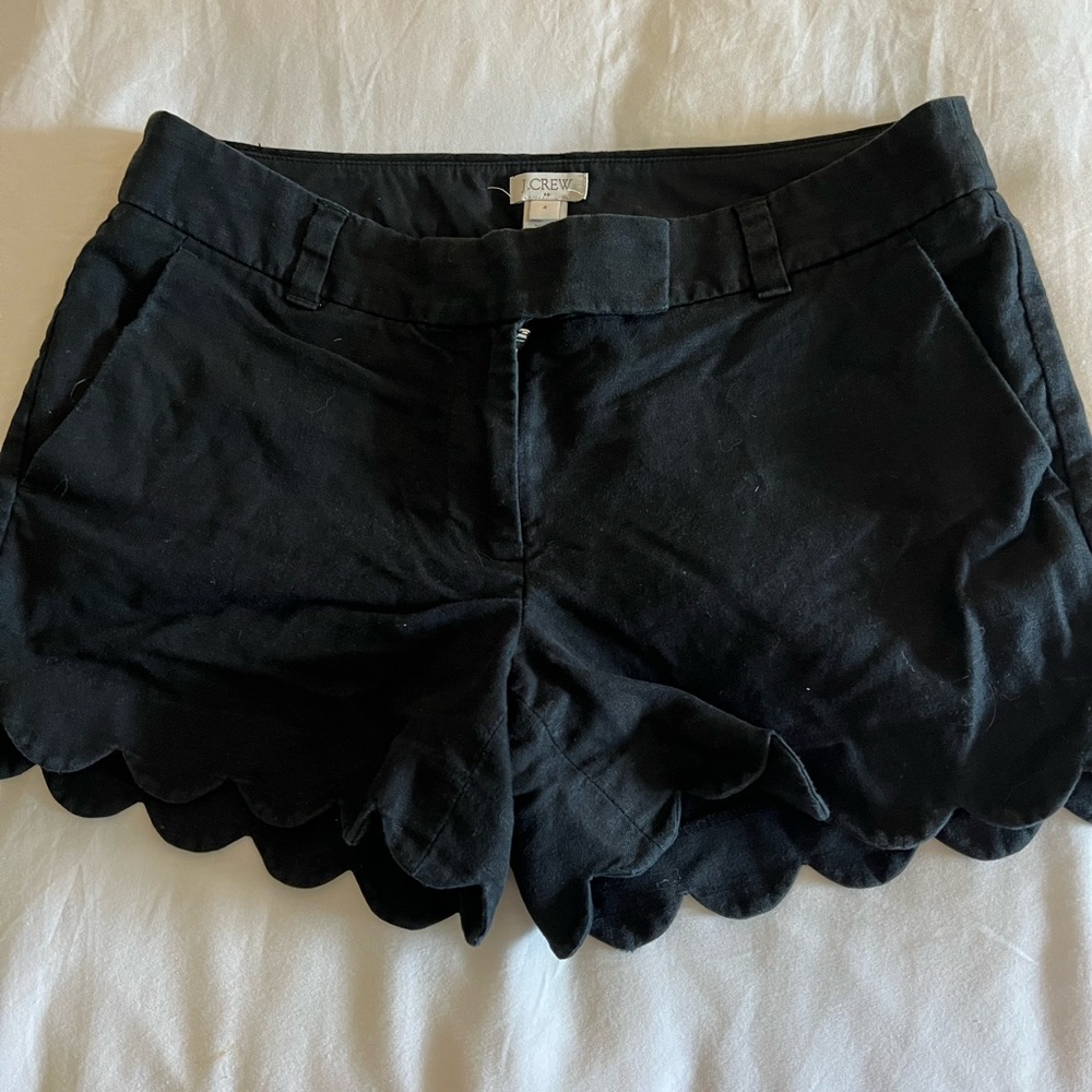 J Crew Factory Scalloped Shorts